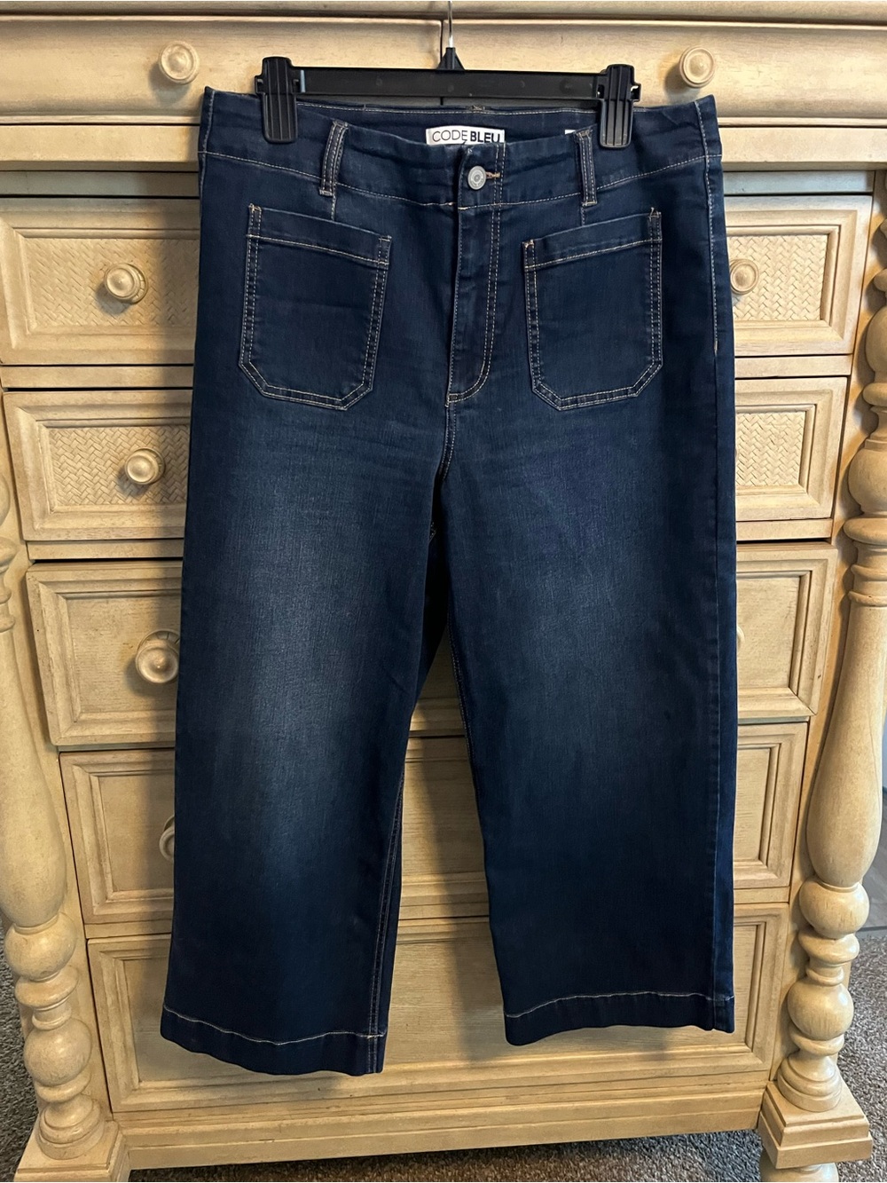 Code Bleu Navy Relaxed Straight Men's Jeans